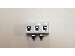 Bloc de jonction céramique GODIN ref 00001304782 - Domino 3P haute température