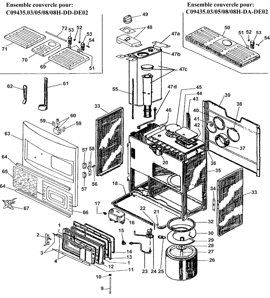 Joints de porte poêles à bois Deville - Joints de porte Deville pour  chaudières, cheminées et poêles à bois