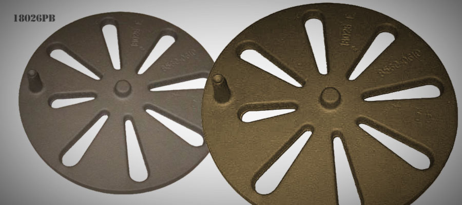 GRILLE RONDE FONTE SUPRA REF 18026PB