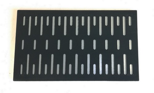 GRILLE DE SOLE SUPRA FONTE NOIRE 670 REF 16328 16328PB 16328NOIBC 43X25CM