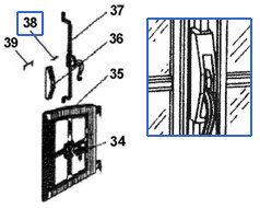 AXE DE POIGNEE P0017196