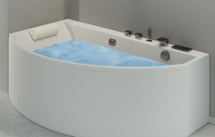 BAIGNOIRE BALNEO ASYMETRIQUE KINEDO MODELE CONGA 160X90CM