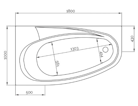 Chenet Façade pour Insert Sans Vitre Latérale - 700 22 NM