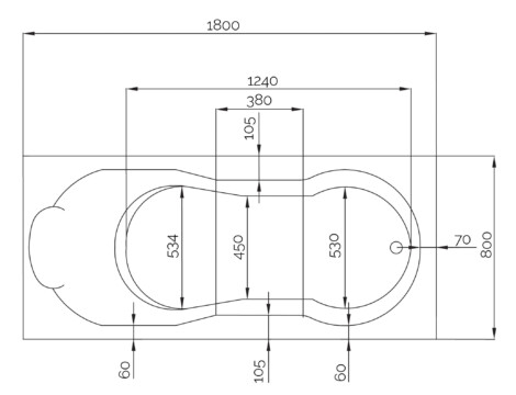 VENTE : Baignoire balnéo Kinedo Ergonomique Kinedo/Grandform Modèle Romanza