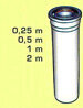 CONDUIT ROLUX GAZ CONDENSATION 80 125 0.5M 227531