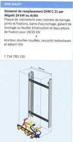 DOSSERET GA13 ELM LEBLANC 7716780130