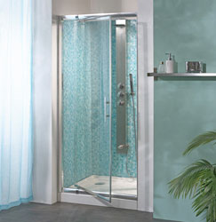 PORTE DOUCHE PIVOTANTE CORAIL 68 - 81cm PA631CTNE CHROME