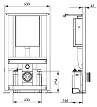SANIWALL PRO BROYEUR INTEGRE AVEC CHASSIS ET RESERVOIR
