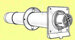 TERMINAL HORIZONTAL ROLUX GAZ CONCENTRIQUE 80 125
