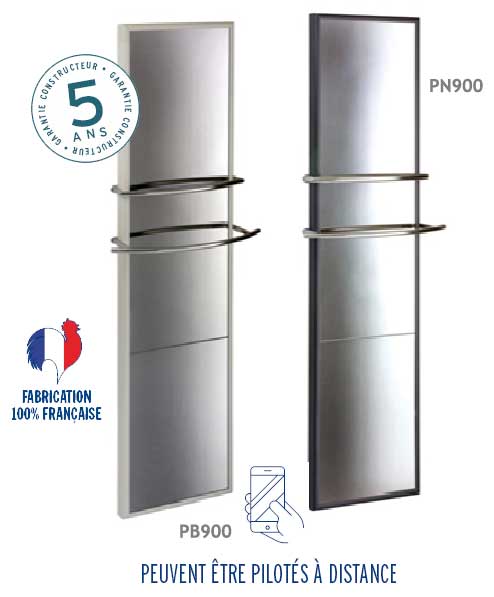 Radiateur radiant Sèche serviettes PRIMA 900W