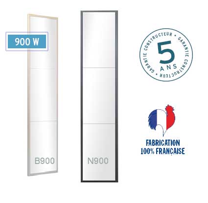 Radiateur VRX miroir rayonnant Prima 900W