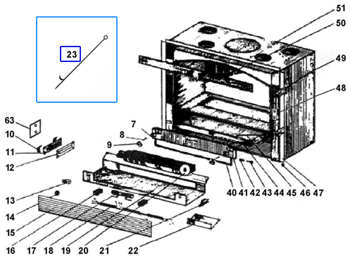 TISONNIER INSERT BOIS DEVILLE P0018987