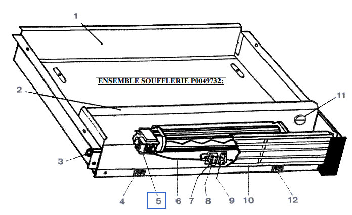 VENTE : VENTILATEUR 2 VITESSES P0020262 POUR INSERTS DEVILLE 7839, 7841, 7844, 7856, 7857, 7058, 7814, 7816, 7205...