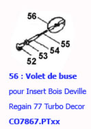 VOLET DE BUSE DEVILLE 7867 REF POT23144