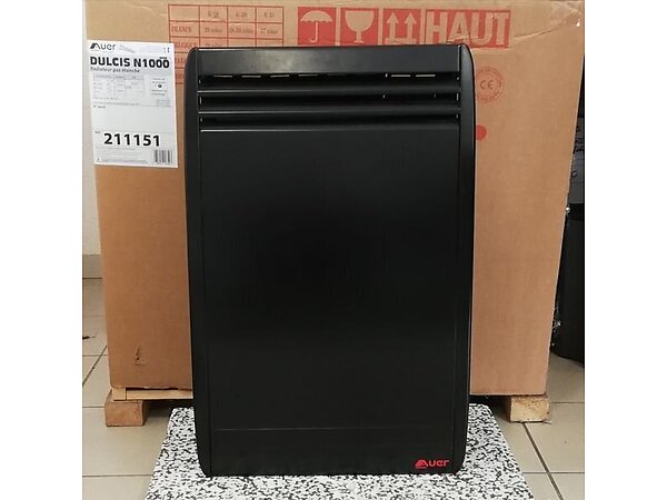 À SAISIR : MODELE D'EXPO AVEC DEFAUT MINEUR - RADIATEUR GAZ DULCIS BASSE CONSOMMATION 211151 AUER - COULEUR : NOIR