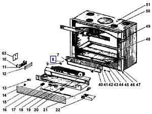 AXE DE MANETTE P0018930 pour insert bois c07867.ptxx