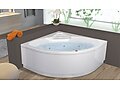 BAIGNOIRE BALNEO D'ANGLE DOUBLES TETES KINEDO MODELE OTEA 140