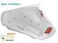 Baignoire Balnéo Kinedo Emotion 140x140 Vitalité