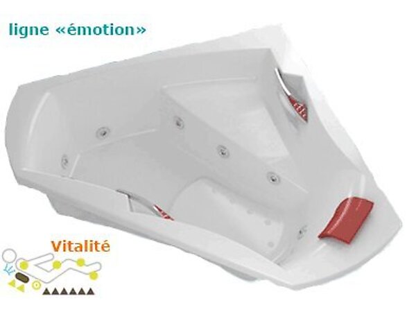Baignoire Balnéo Kinedo Emotion 140x140 Vitalité