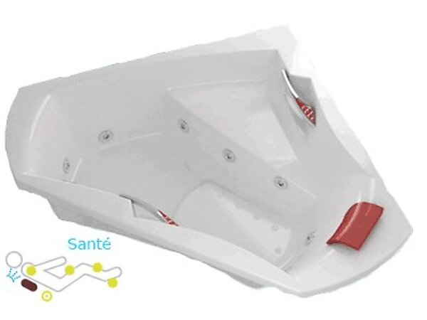 Baignoire balnéo Kinedo Emotion 140x140 Santé