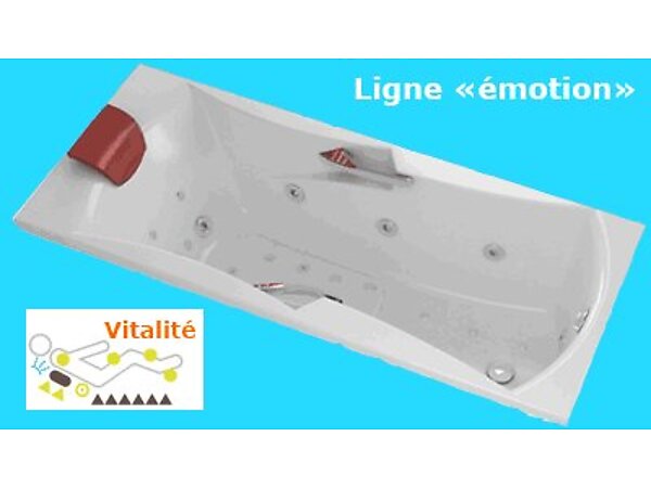 Baignoire balnéo Kinedo Emotion 170x80 Vitalité Kietude