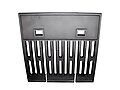 GRILLE DE FOYER P0018632 POUR POELE DEVILLE 7662, 7762, 7780, 7783, 7784
