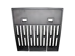 GRILLE DE FOYER P0018632 POUR POELE DEVILLE 7662, 7762, 7780, 7783, 7784