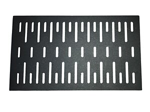 GRILLE DE SOLE FONTE SUPRA NOIRE 670 REF 16328 16328PB 16328NOIBC 43X25CM