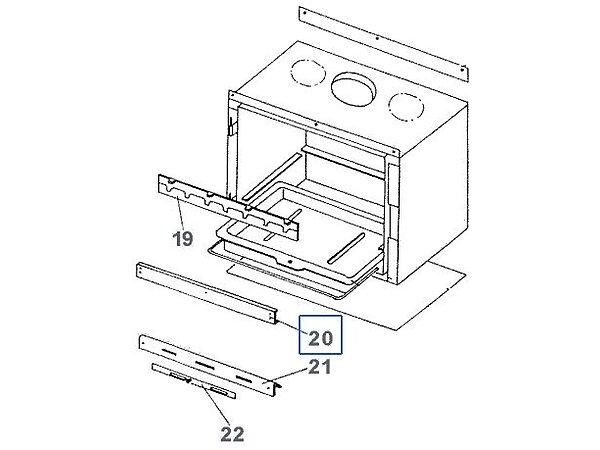 GUIDE D'AIR -PEINT GRIS P0028061/P09E