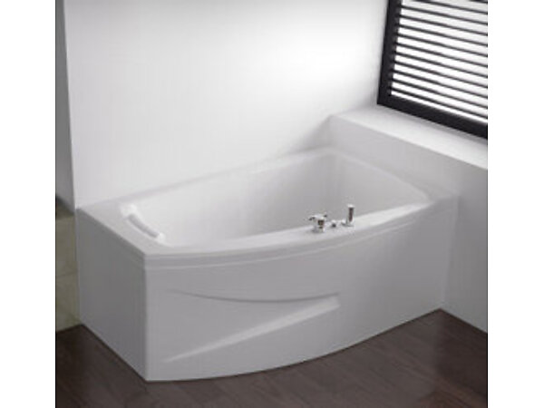 Baignoire asymétrique balnéo Kinedo Pure Design Asymétrique 160x90 Vitalité