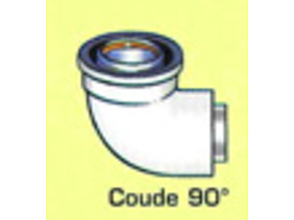 COUDE ROLUX GAZ CONDENSATION 90 dg 80 125 227520