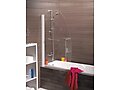 PARE-BAIGNOIRE NASSAU PB461CTNE 90CM profilé chromé
