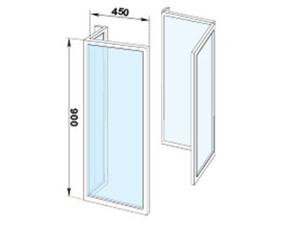 PRESTO PAROI DOUCHE ESCAMOTABLE 60204