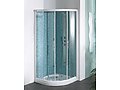 PORTE DOUCHE COULISSANTE ANGLE RONDO 87 - 89 cm PA601BTNE BLANC