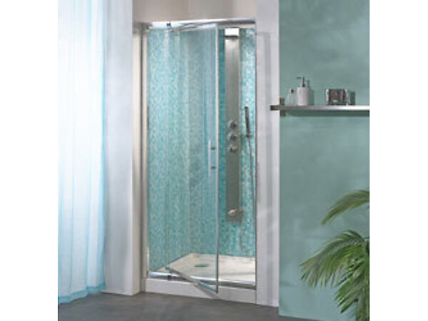 PORTE DOUCHE PIVOTANTE CORAIL 81 - 94 cm PA632CTNE CHROME