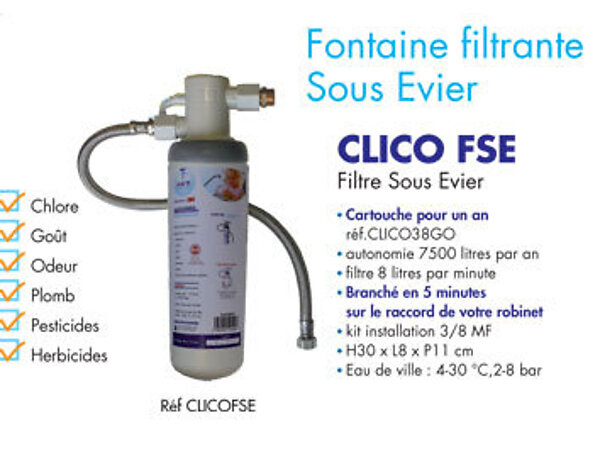 PURIFICATEUR D'EAU ALIMENTAIRE CLICO FSE POLAR FRANCE