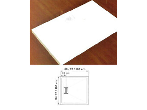 RECEVEUR KINEDO A POSER KINESURF RD200 80 X 80 X 9CM