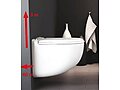 WC CUVETTE SUSPENDUE A BROYEUR INTEGRE W40SP