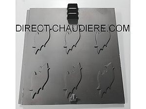 PLAQUE ARRIERE ADAPTABLE GODIN 3258 REF 20160325801 POUR INSERTS 3257, 3258, 3273, 630104