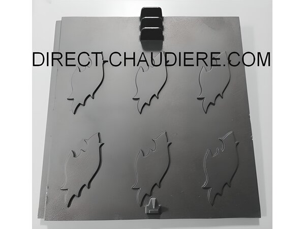 PLAQUE ARRIERE ADAPTABLE GODIN 3258 REF 20160325801 POUR INSERTS 3257, 3258, 3273, 630104