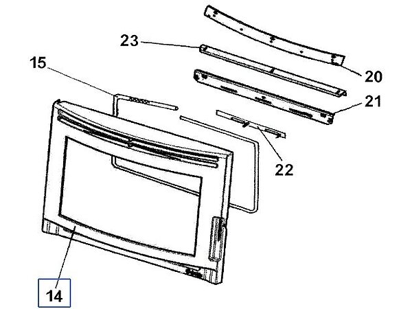 PORTE FONTE BOMBEE -PEINT NOIR P0T46006/P06B