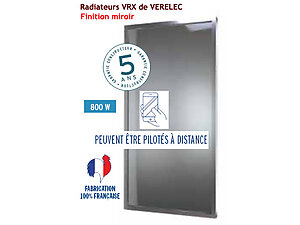Radiateur VRX miroir rayonnant MIRARSTAR 800W