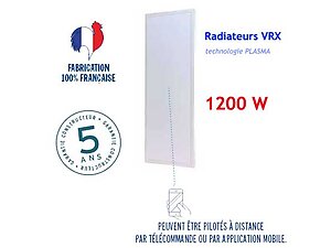 Radiateur VRX panneau rayonnant laque 1200W