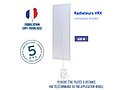 Radiateur VRX panneau rayonnant laque 600W