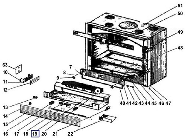 Support ventilateur P0026859