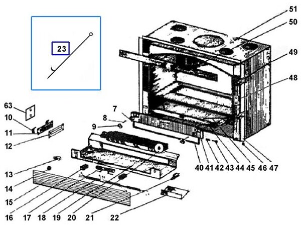 TISONNIER INSERT BOIS DEVILLE P0018987
