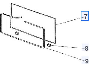 VERRE DE PORTE P0027017