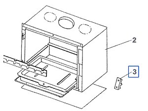 VERROU DE PORTE P0T18055 (NOUVELLE REFERENCE P0051264/P06P)