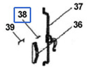 AXE DE POIGNEE P0017196