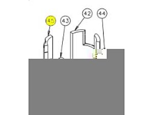 brique gauche godin ref 00001306197 pour 3736